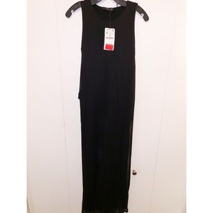 Zara black dress with bandage dress underneath